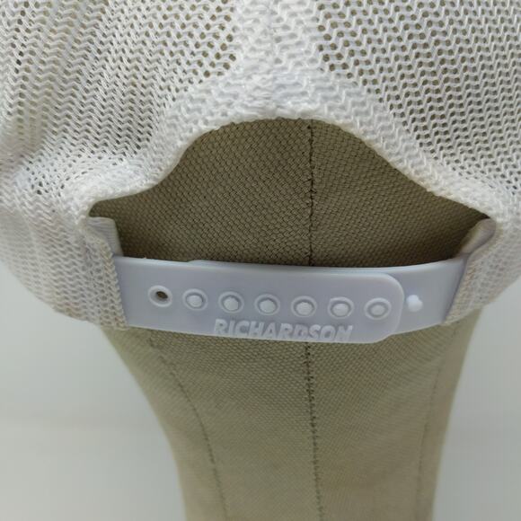 Richardson Style 112 Meshback Snapback Hat Embroidered Drunk Sausage Blue White - Picture 8 of 12